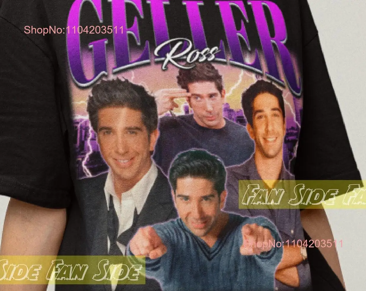 Футболка Ross Geller подарки для телешоу друзей футболка SweaT David Capimmer с длинными или