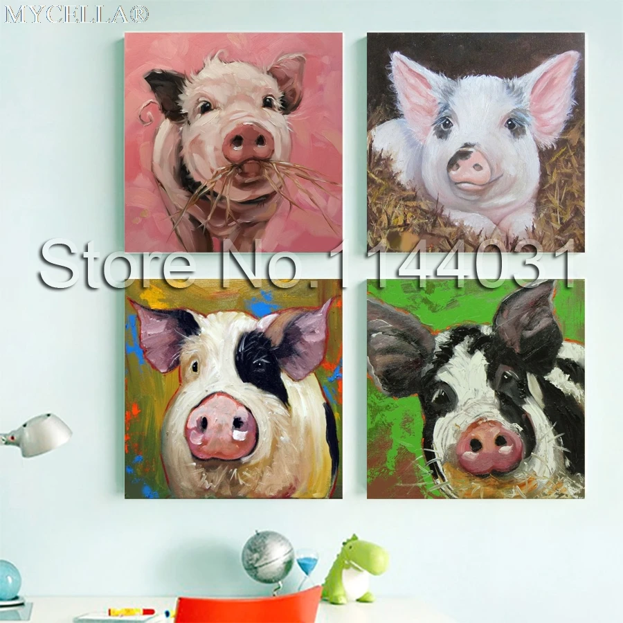 

Pig Handmade Craft Gift Full 5D Diy Diamond Painting Cross Stitch Animals Home Decor Crafts Christmas Diamond Mosaic Embroidery
