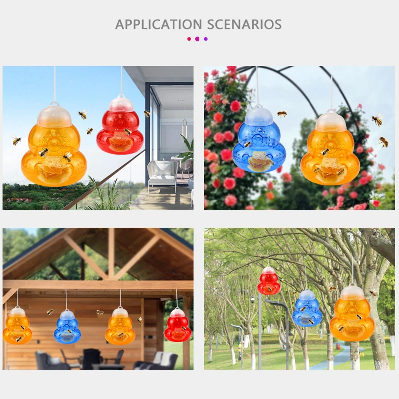 

1 шт., многоразовая портативная ловушка для насекомых, в форме тыквы