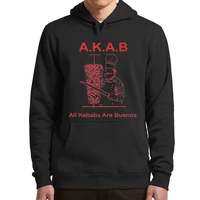 all kebabs are buenos hoodies with spanish funny sarcastic akab mens humor mens pullovers soft warm clothing