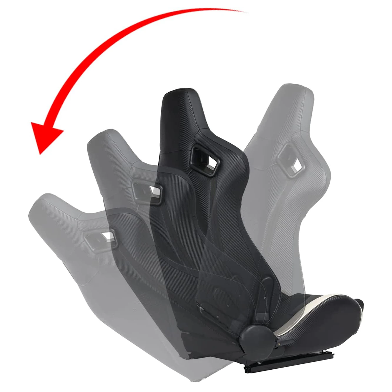 JIABEIR 1054B Белый высококачественный кожаный регулируемый симулятор сим-карты ведро