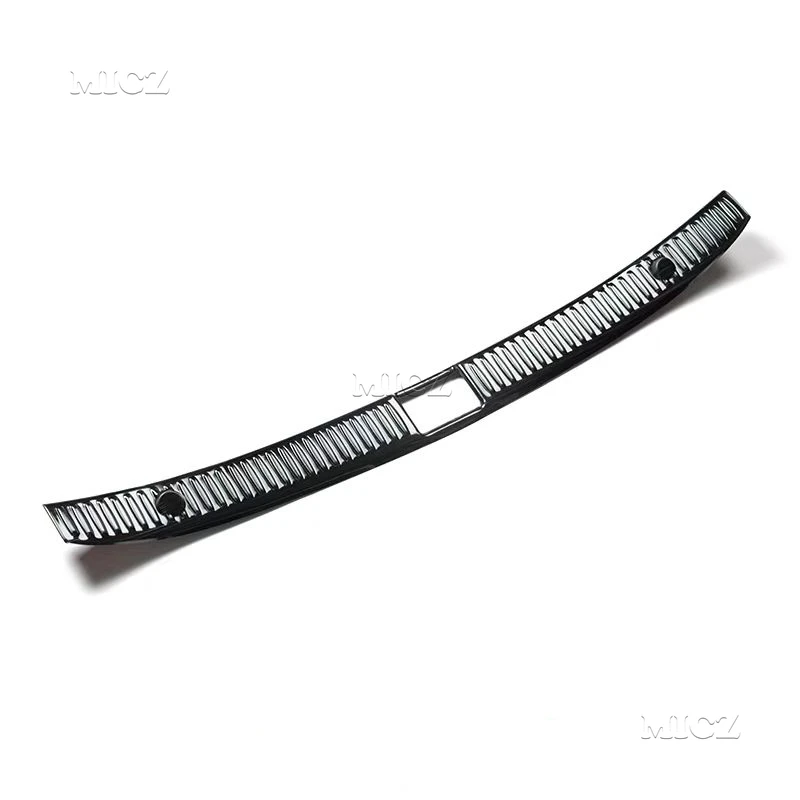 For Mercedes Benz C-Class W205 C200L 260L 2015-2021 Car Stainless Rear Bumper Protector Trunk Door Plate Cover Trim