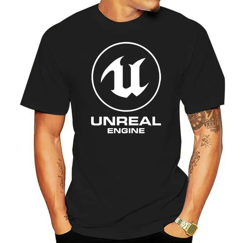 

Модные футболки Unreal Engine Graphic, Классическая мужская футболка