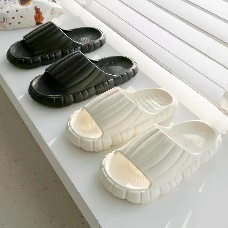 

Шлепанцы женские для душа, мягкие сандалии на толстой подошве, Нескользящие, для дома, для ванной комнаты, 2022