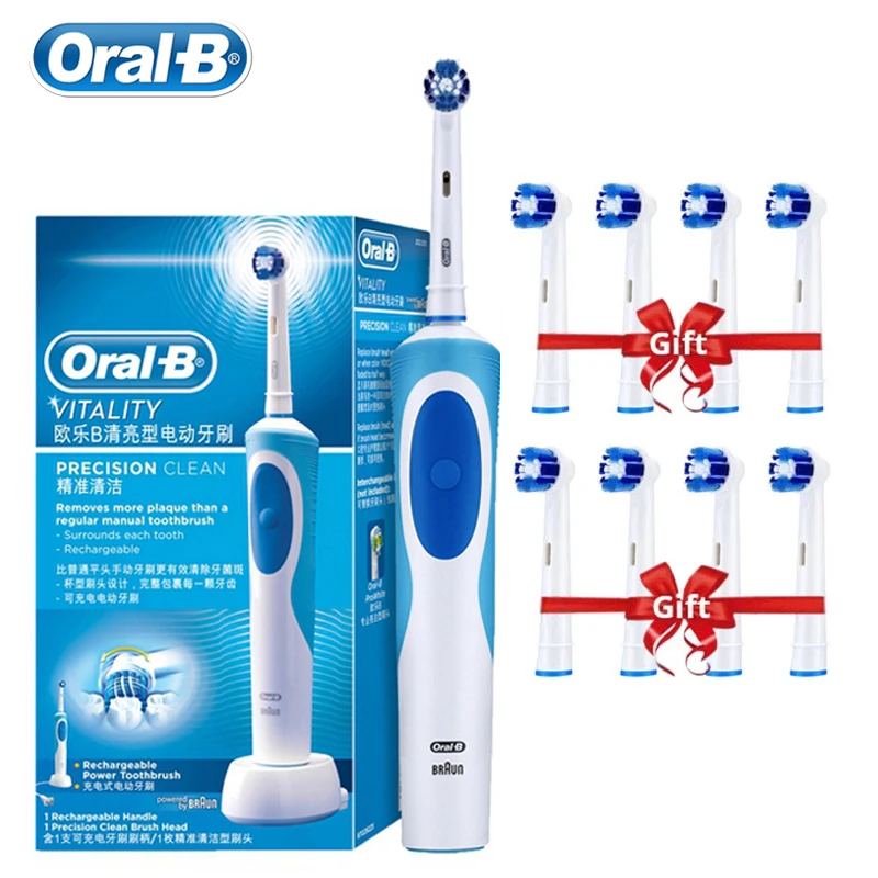 cepillo electrico oral b D12 Vitality, recargable, para blanquear los dientes