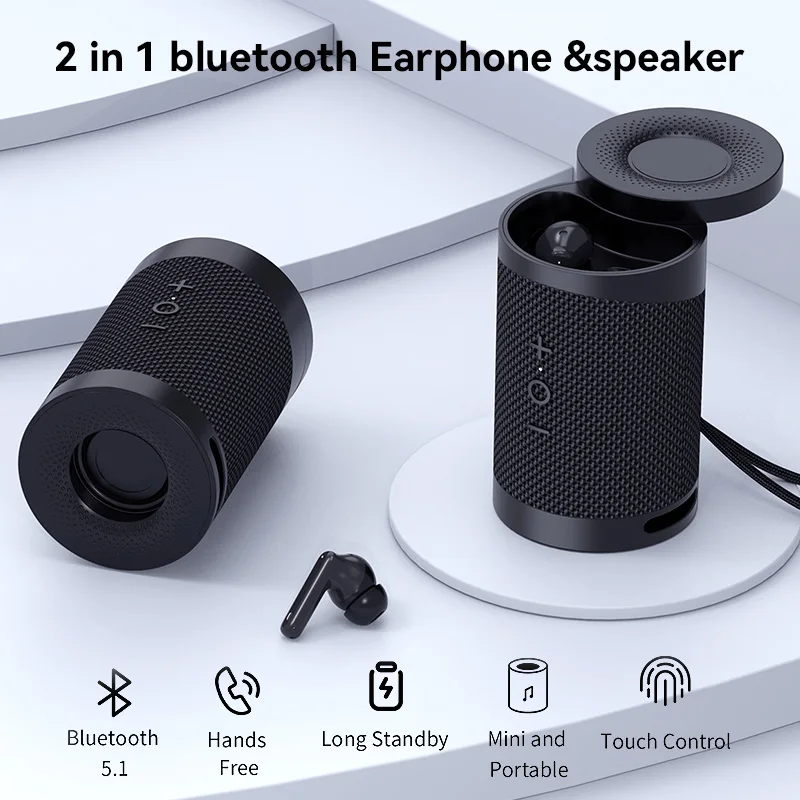 TWS-наушники 2 в 1 с поддержкой Bluetooth 5 01 и микрофоном |