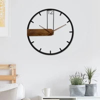 nordic fashion creative wall clock mute quartz watch clocks minimalist big round wall clock for home living room decor