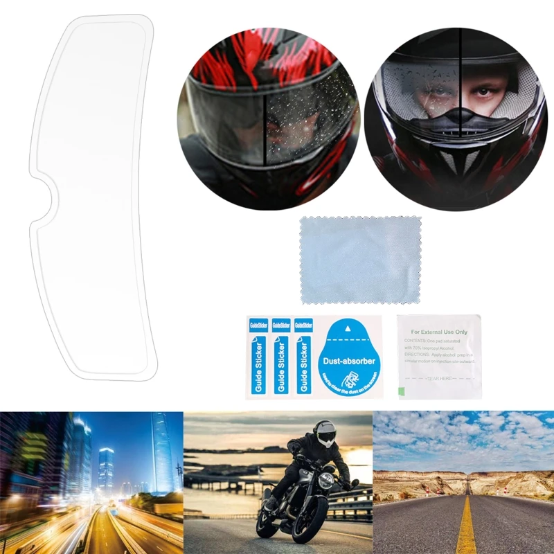 

Универсальный мотоциклетный шлем, прозрачная непромокаемая пленка, защита от дождя, патч-экран для K3 K4 AX8 для LS2 HJC MT,