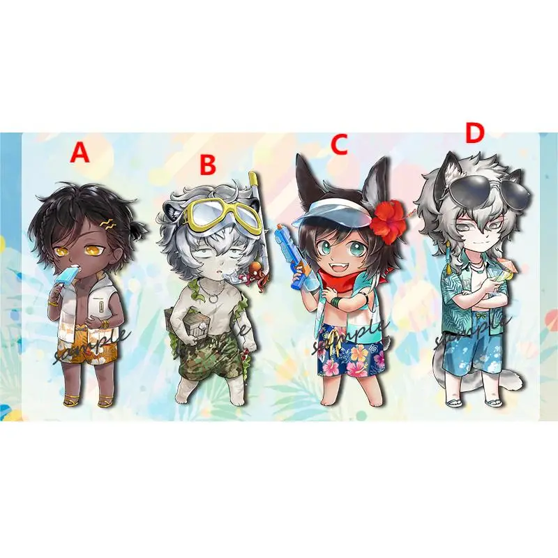 Акриловый брелок для ключей с аниме «Рыцари», 6 см