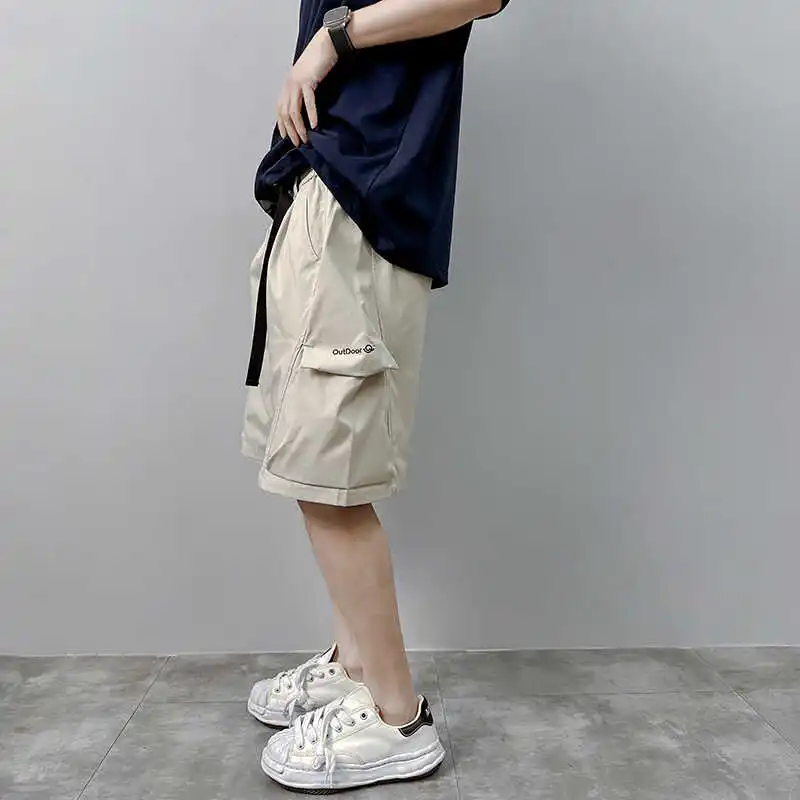 PgUp летние уличные Водонепроницаемые шорты для мужчин и женщин Свободные прямые