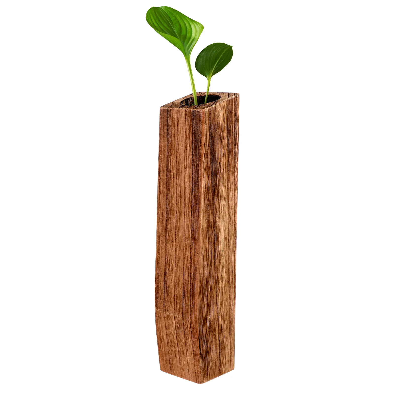 

Desktop Flower Pot Creative Planter Wood Vases Decorative Pots Wooden Floor Standing