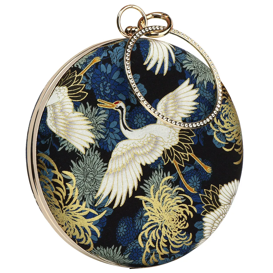 

Embroidery Floral Handbag Evening Clutch Bag With Chain Crossbody Bags Party Purse Clutches Bun Vintage Designer Pochette Femme