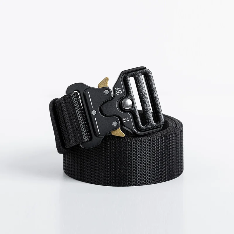 

Tactical Automatic Metal Buckle Adjustable Belts Streetwear Men Hip Hop Fashion Harajuku Military Nylon Waist Belt