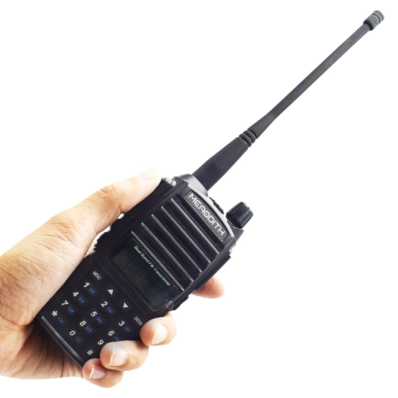 MERODITH walkie talkie 8W 5W  Two-way radio profesional walkie talkie long range Amateur radio receiver VHF UHF transmitter