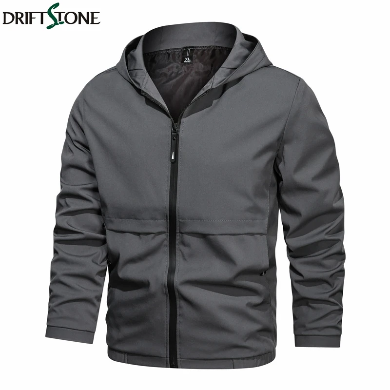 

Men Bomber Jacket Outdoor Sports Jacket Casual Hooded Men's Outerwear Solid Spring Autumn Oversize 5XL Zipper Thin Section Coat