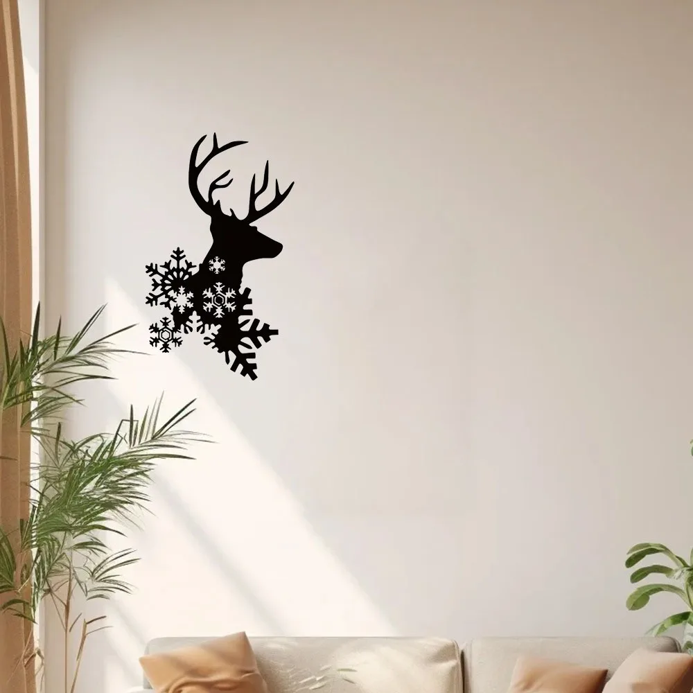 Металлические Знаки С Оленями Для Рождественского Декора Стен Подвески