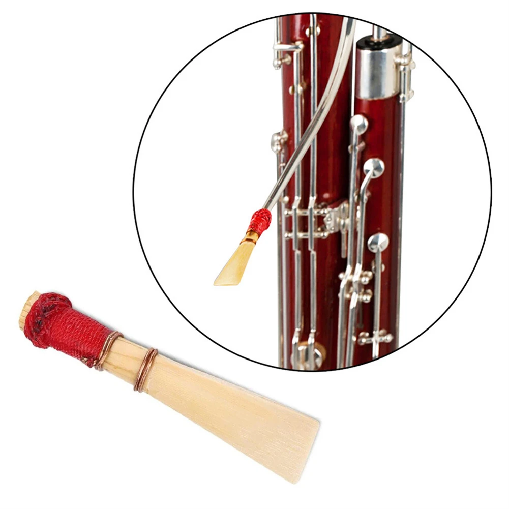 

Woodwind Bassoon Reed Musical Instruments With Case 55x15x7 Mm Band Orchestral Bassoons Medium Strength Brand New