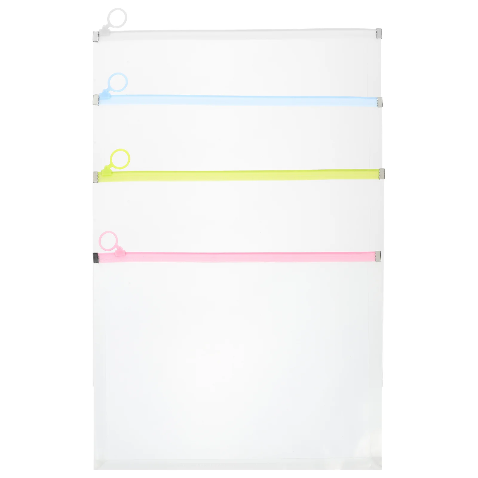 

4pcs File Storage Bags A4 File Pockets Practical File Organizers Document Folders for Office
