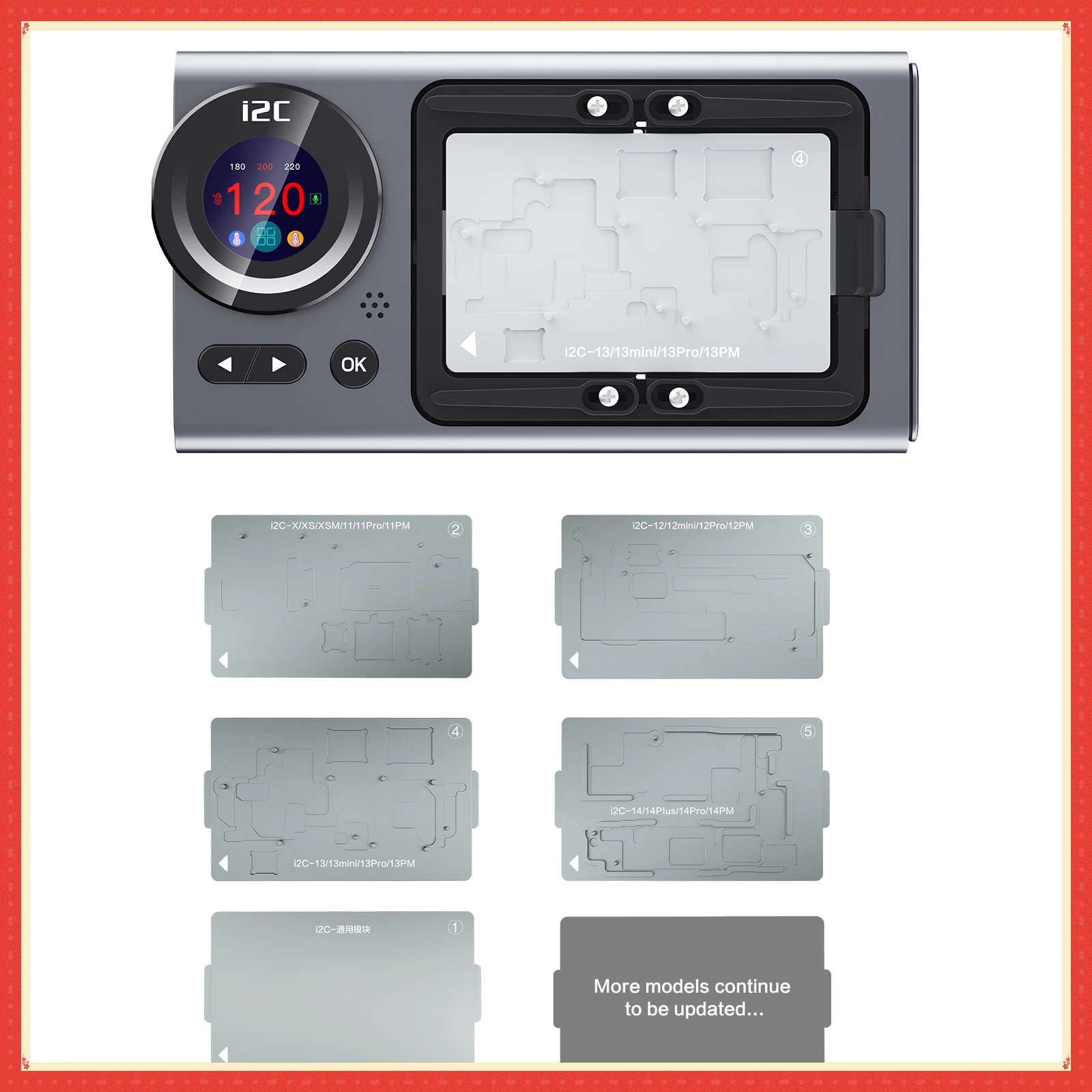 Интеллектуальная платформа для предварительного подогрева материнской платы I2C T20AI, станция для распайки для iPhone, искусственный центральный процессор среднего уровня, ремонт точечной матрицы