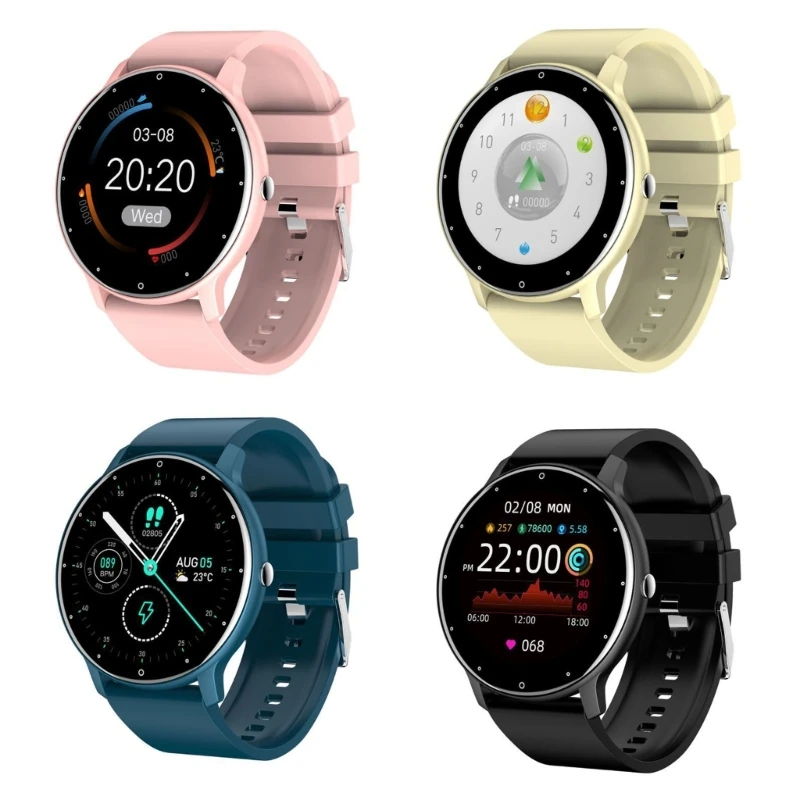 

Fitness Smartwatch for Android-iOS Touch-Screen IP67 Waterproof 1.28'' High Definition Bluetooth-compatible Sports Watch