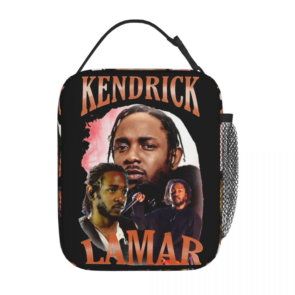 

Изолированный Ланч-бокс Kendrick Lamar в стиле хип-хоп, контейнер для еды Merch, новинка 2023, термоохлаждающий Ланч-бокс для школы