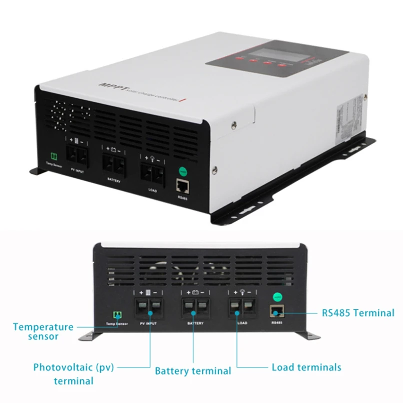 80A 100A WiFi MPPT Контроллер заряда солнечной энергии 150 В постоянного тока Регулятор