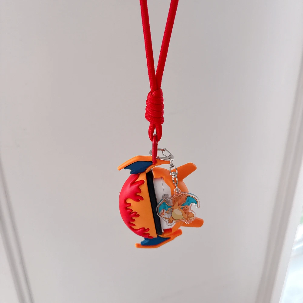 Чехол для наушников 3D Pocket Monsters Pokemon Charizard Poké Ball для Airpods 4 Pro 3 2, защитный чехол для беспроводной Bluetooth-гарнитуры (art.: 3920dc241fd7c) - 3920dc241fd7c