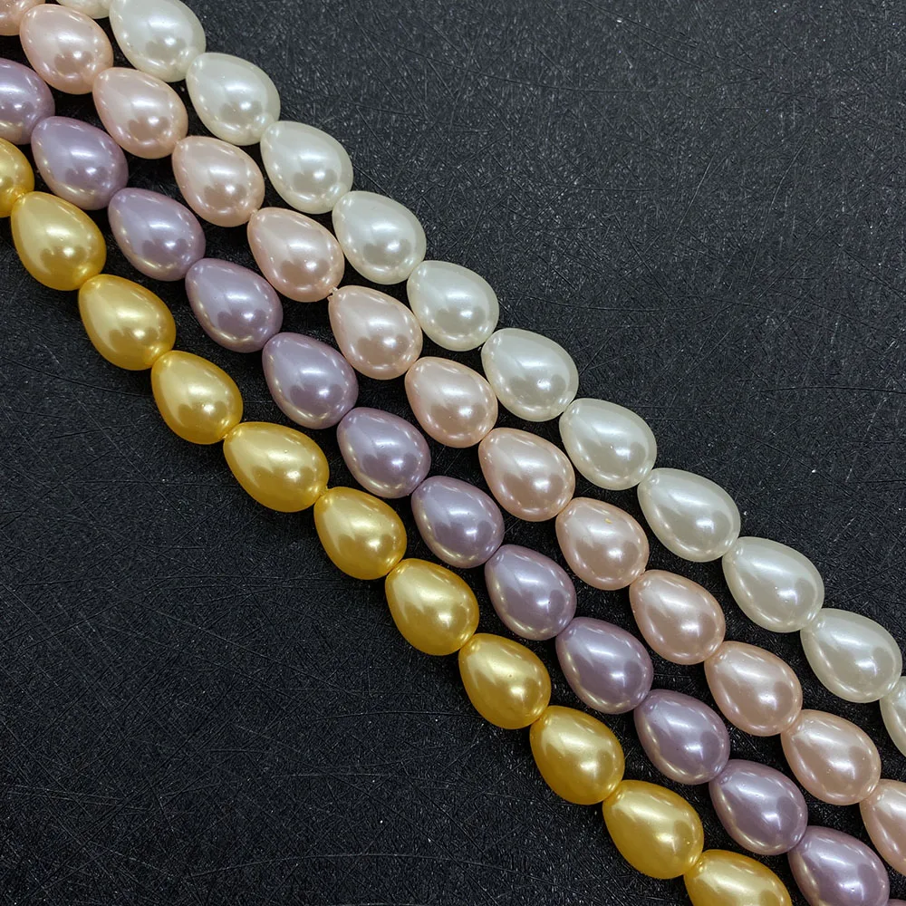 

Wholesale Natural Oval Sea Shell Pearl Round Beads Real Shells for Jewellery Making Necklace Making Diy Bracelet Jewelry