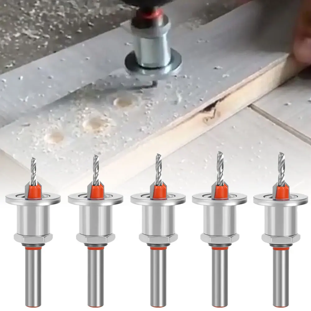 

8mm Shank HSS Countersink Woodworking Router Bit set