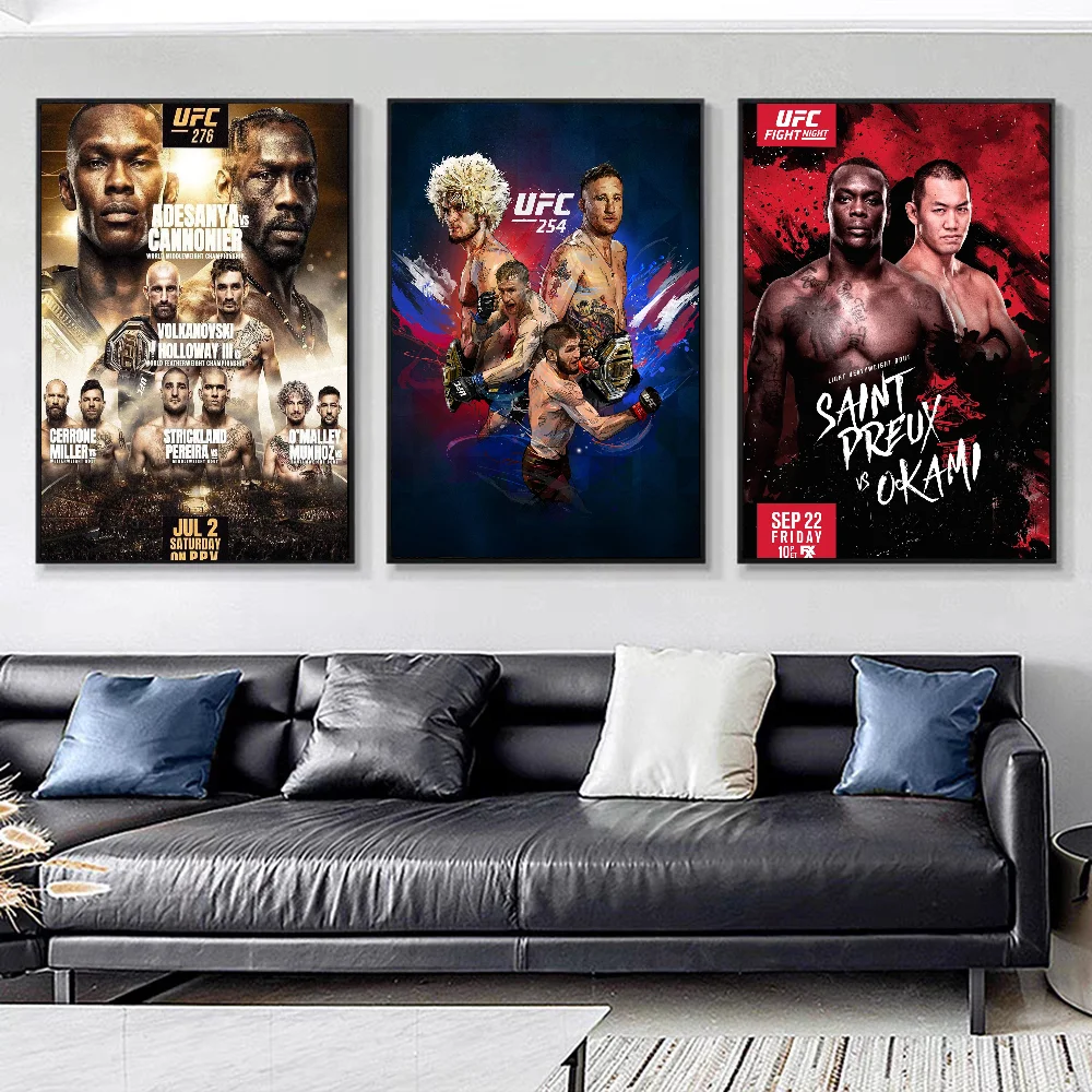 Высокое качество цифровая печать U-Ultimate F-Fighting C-Championship UFC плакат классический