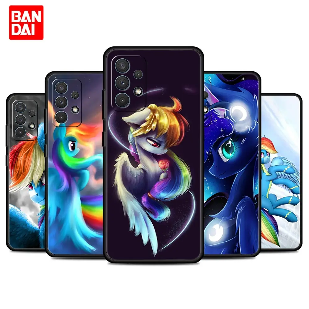 

Cover Case for Samsung Galaxy A03 A13 A31 A50 A51 A52 A30 A70 A71 A32 Note 20 Ultra 5G Back Soft Little Pony Rainbow Dash