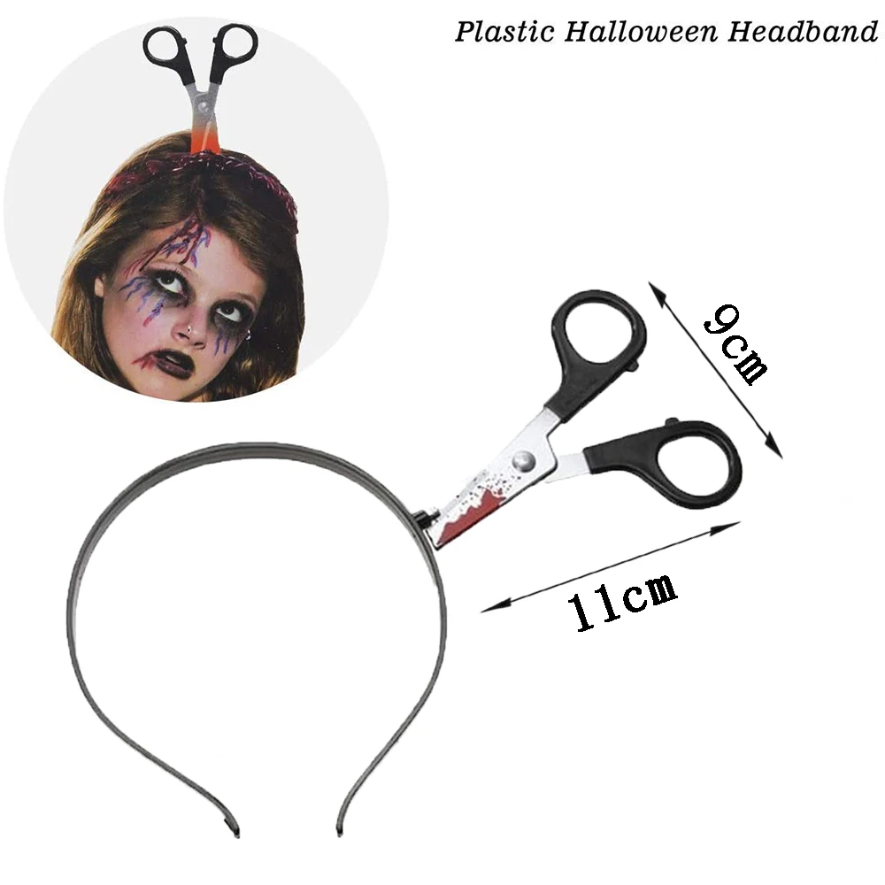 1 шт. головная повязка на Хэллоуин кровавый кухонный нож игольчатая трубка