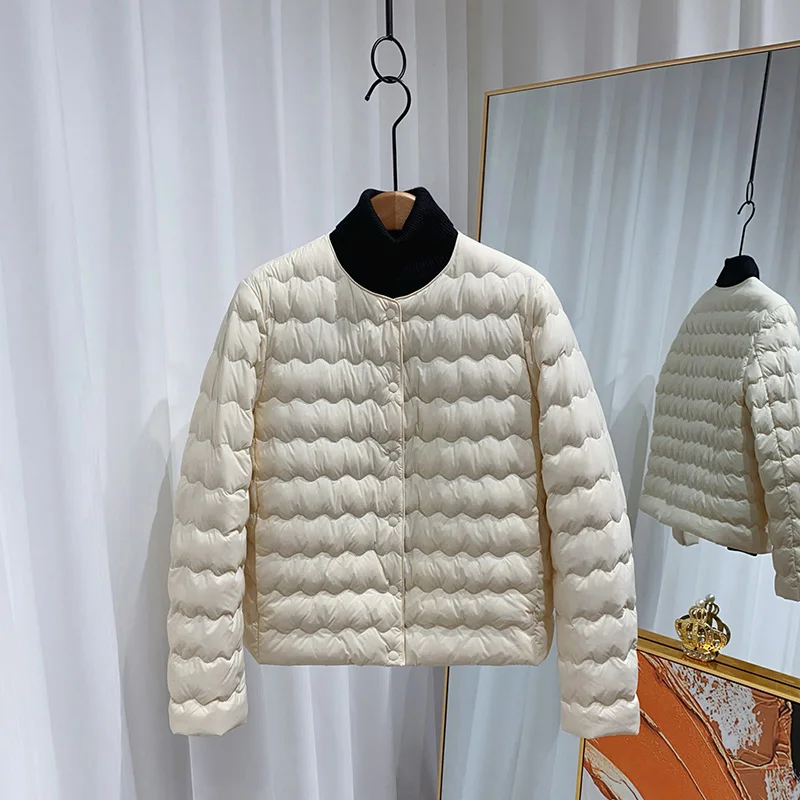 Новинка 2024 г. Сверхлегкий портативный пуховик Lagabogy женская новая осенне-зимняя