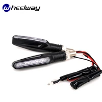 1pcs led motorcycle turn signals light 12v waterproof ip68 bendableamber flasher indicator blinker rear lights lamp