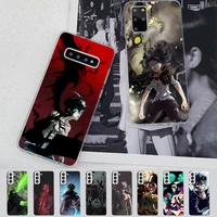 black clover phone case for samsung s21 a10 for redmi note 7 9 for huawei p30pro honor 8x 10i cover