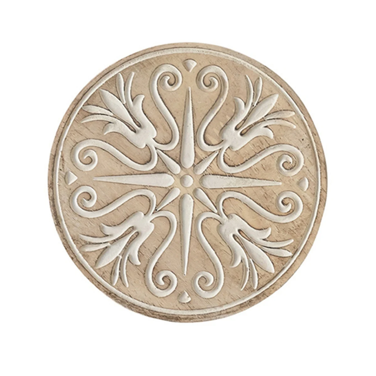 

Round Potholder Cork Wood Pallet Coaster Heat Resistant Mat Kitchen Dining Coaster Table Placemats Drink Wine Mug A