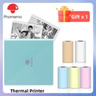 Phomemo M02 Портативный принтер 203 dpi Беспроводной Bluetooth-совместимый термальный мини-карман 53 мм Фото Мобильный принтер для домашнего офиса