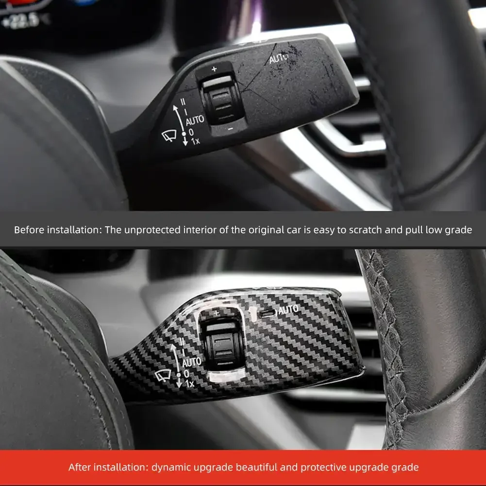 2 шт. накладка переключателя стеклоочистителя на рулевом колесе для BMW 1 3 4 5 7 серии