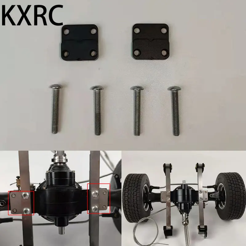 

Metal Suspension Axle Connecting Piece Adapter for 1/14 Tamiya RC Truck Trailer Scania 770S Benz Actros Volvo MAN LESU Car Part