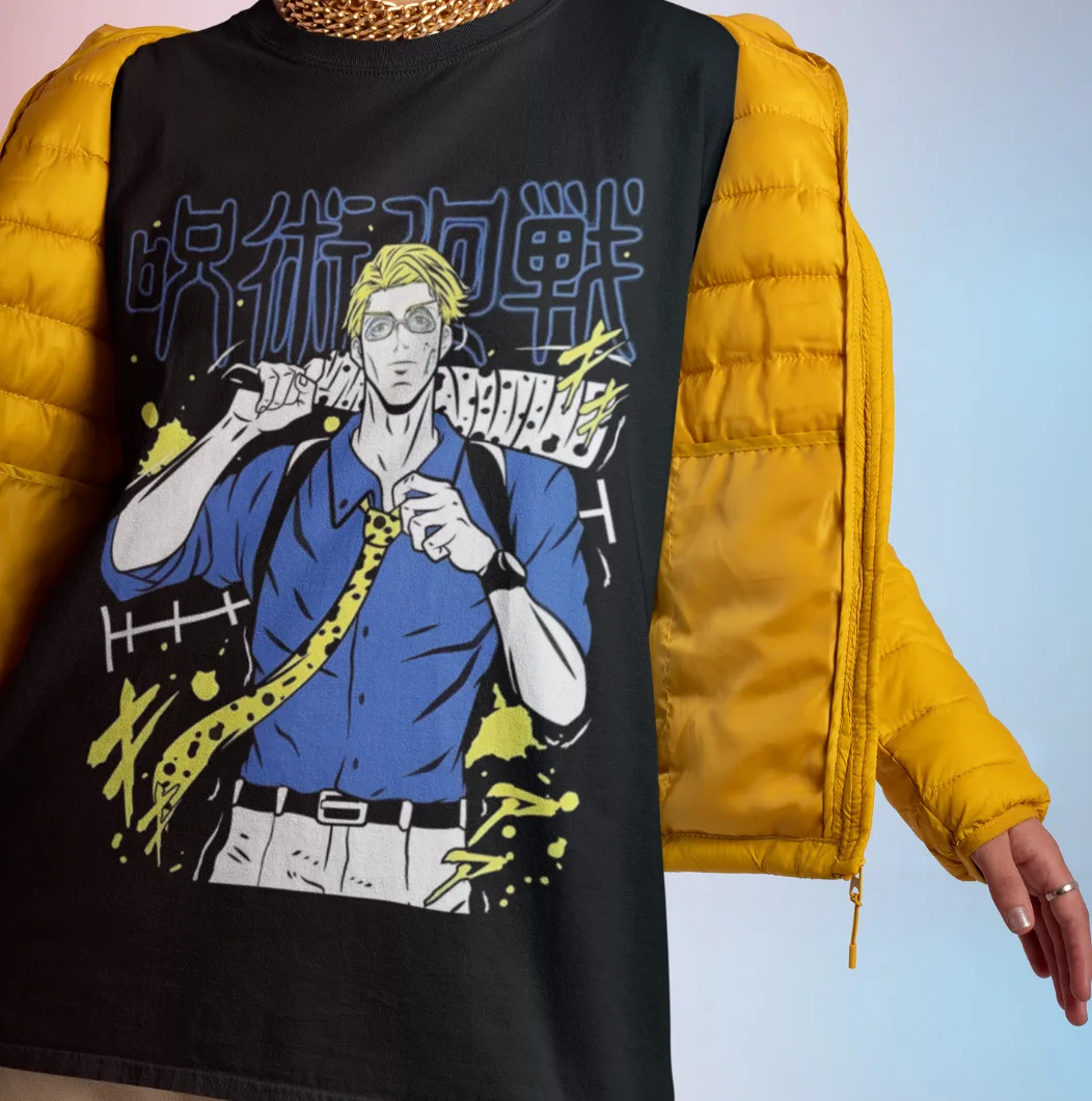 Рубашка Nanami juютсу Kaisen футболка JJK Gojo Satoru Toji Fushiguro Sukuna