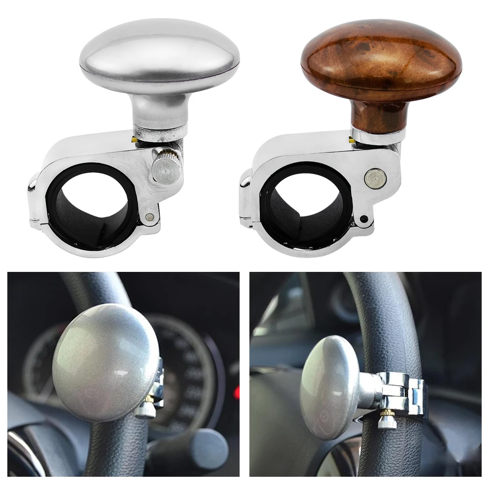 

1Pc Car Steering Wheel Knob Booster Ball Steering Metal bearing truck handle steering wheel auxiliary booster Spinner Knob
