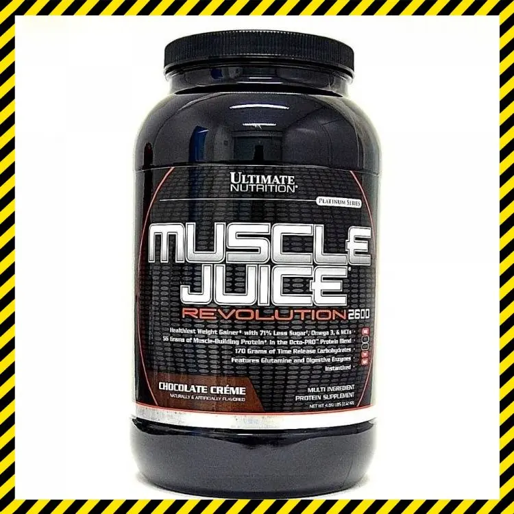 Высокоуглеводные гейнеры Ultimate Nutrition Muscle Juice Revolution 2600 (Масл Джус Революшн) 2120 г |