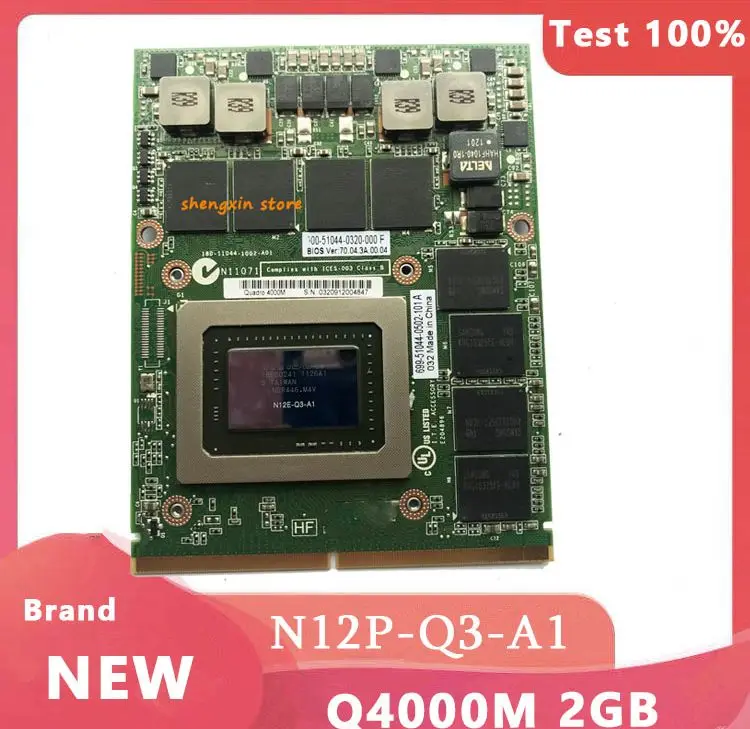 Совершенно новая Фотографическая видеокарта Quadro 4000m Q4000M, фотографическая VGA-карта, фотография для DELL M6600 M15X HP 8760W 8740W