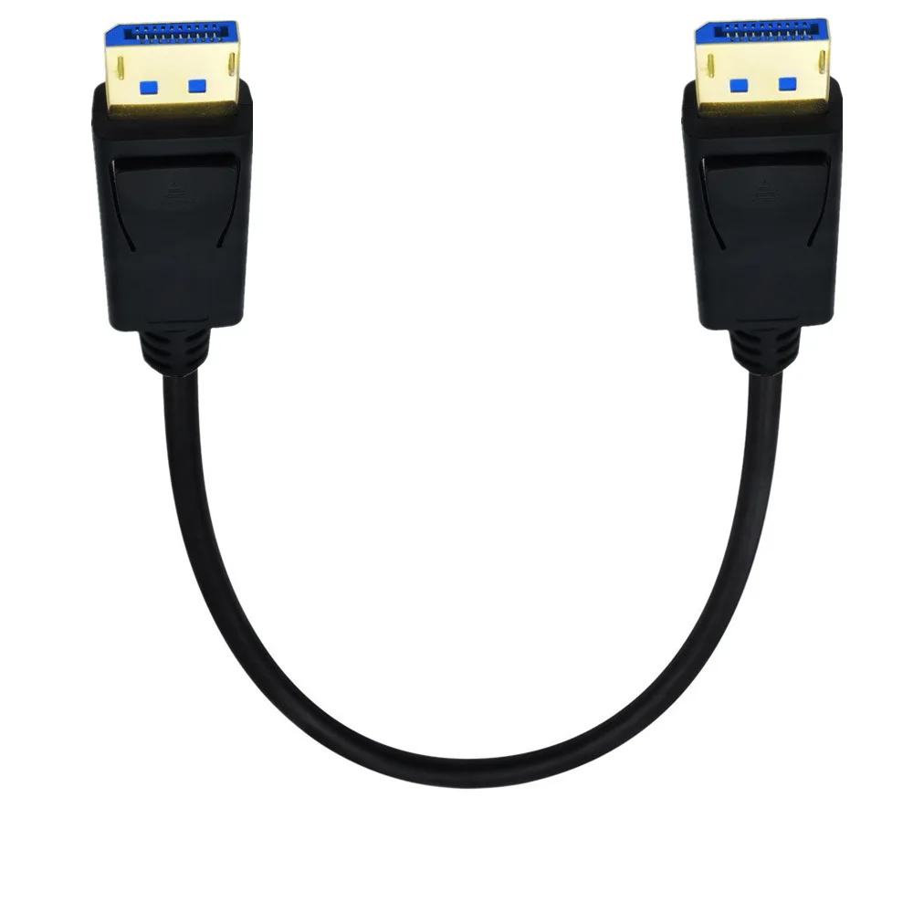 Угловой кабель DisplayPort 90 градусов 1 4 В 32 Гбит/с 8K 4K HDR 165 Гц адаптер для видео ПК