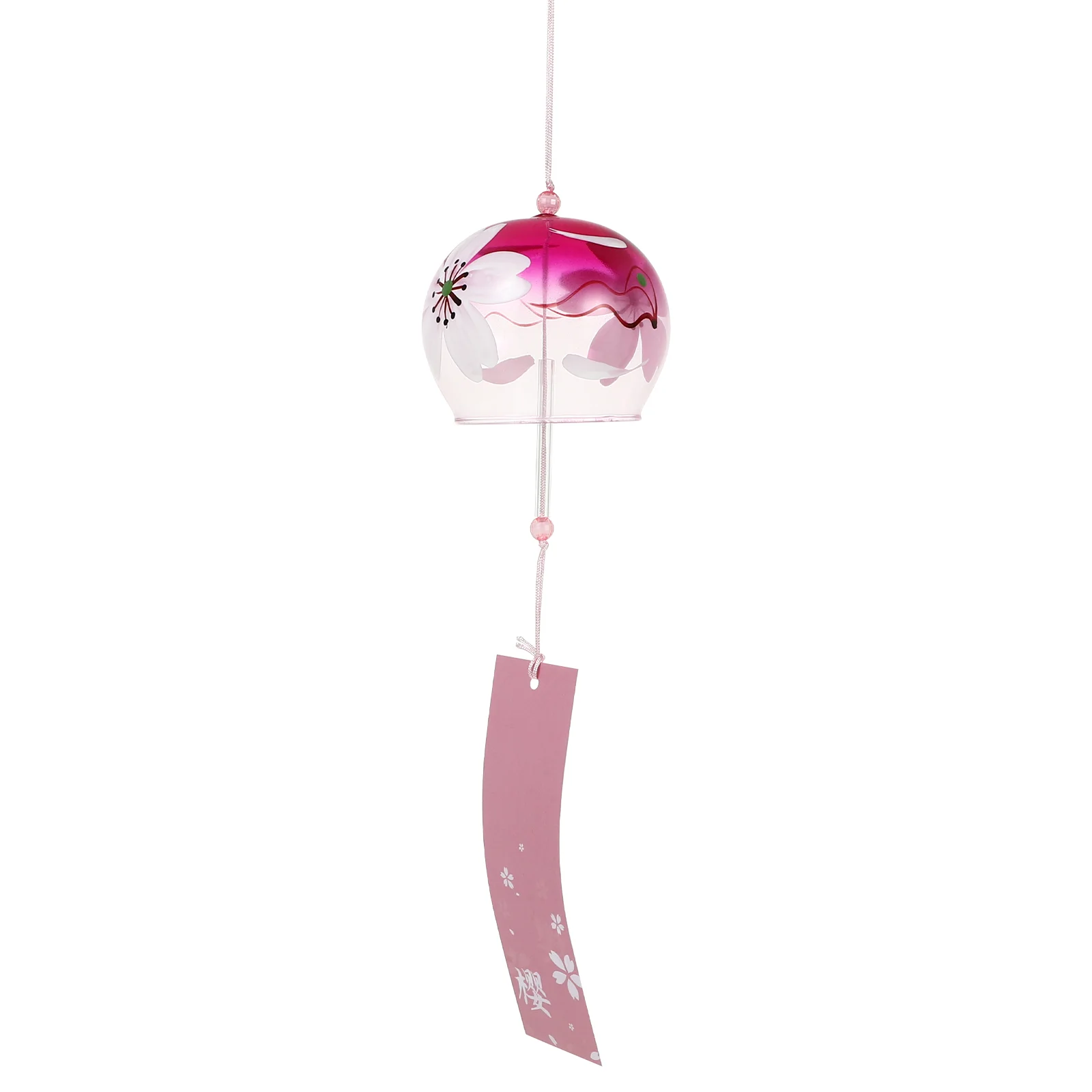 

Wind Chimes Chime Japanese Glass Bell Bells Style Hanginggarden Romantic Beautiful Outdoor Pendant Decorfurin Crystal Flower