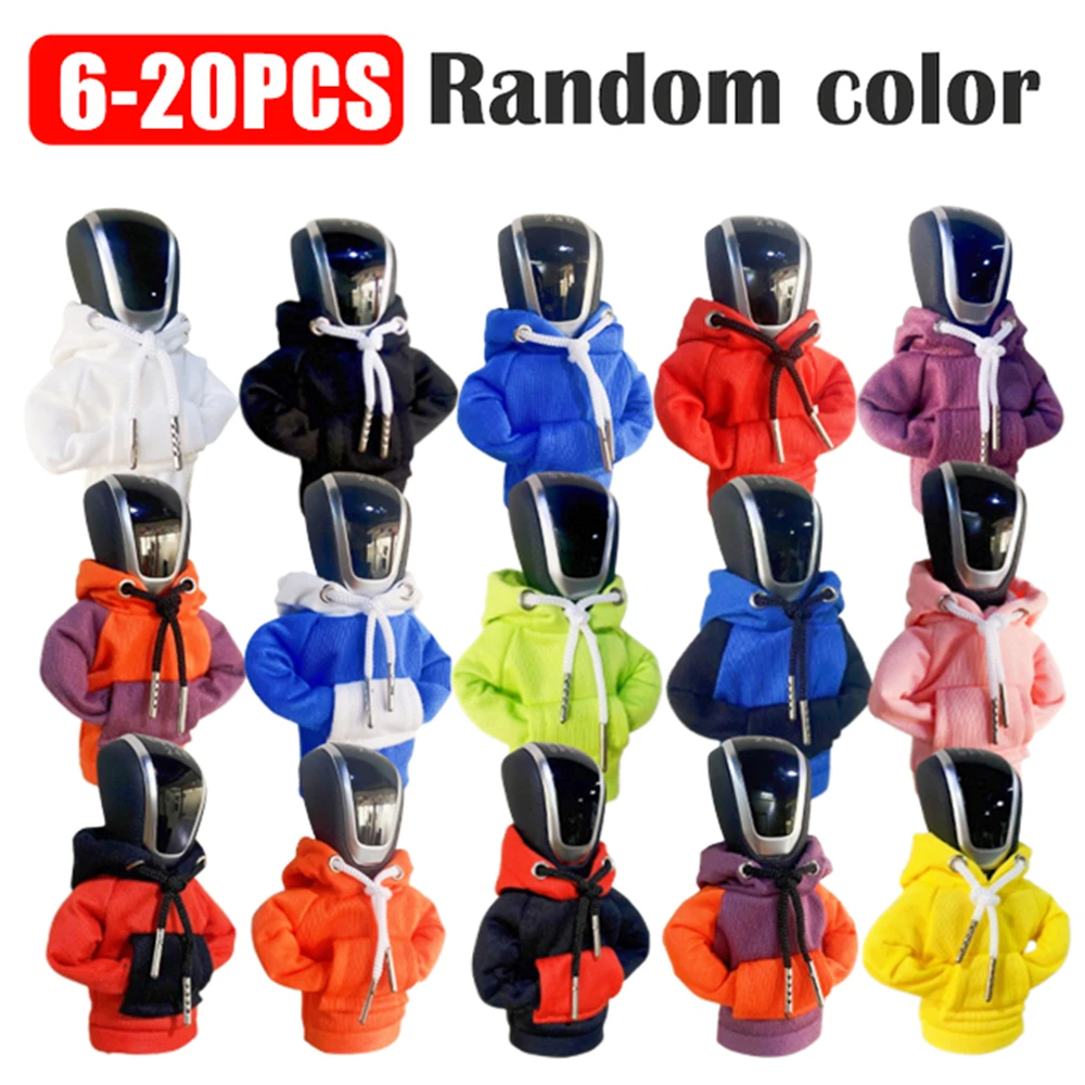 

6-20 шт. толстовки для коробки передач, Толстовка для автомобильной коробки передач, чехол для капота, крышка ручки коробки передач, сменный рычаг, Толстовка для разъема для переключения передач