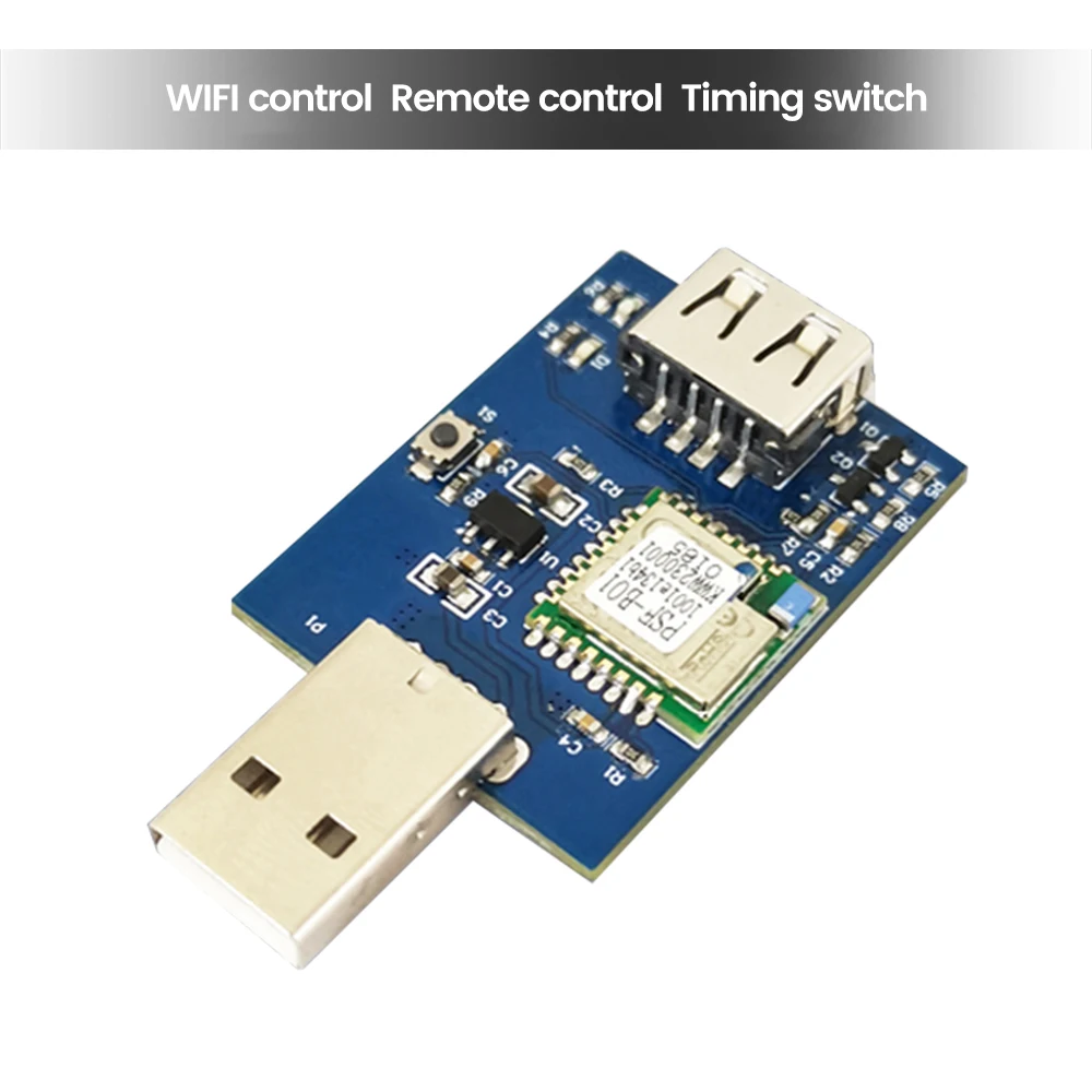 

EWeLink USB 2,4G WIFI умный переключатель WIFI Пульт дистанционного управления таймерный коммутационный модуль