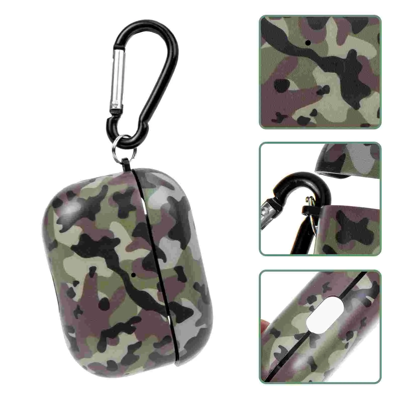 

Earphone Case Cover Earbuds Wireless Sleeve Portable Earbud Charging Shell Cute Supply Accessories Silicone Full Carrying