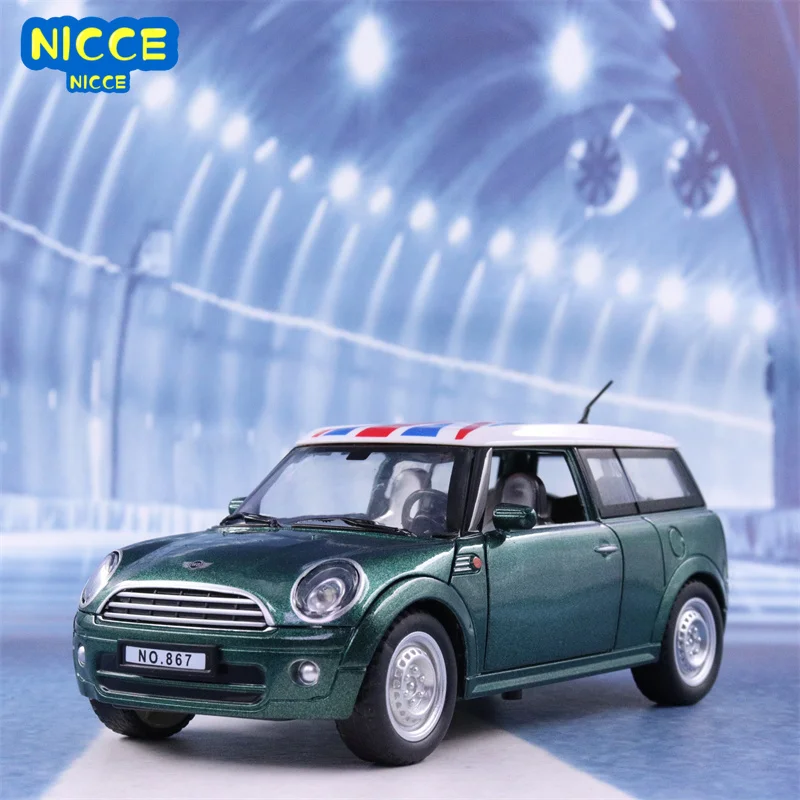 

Nicce 1:32 игрушечный автомобиль BMW мини-родственник, литая металлическая модель автомобиля из сплава для мини-Купера, модель с задним фонарем, ...