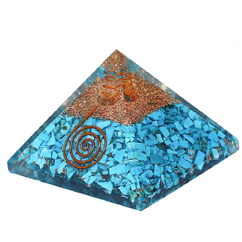 

6.5 cm Crystal Pyramid gravel resin home auto decorations handicrafts